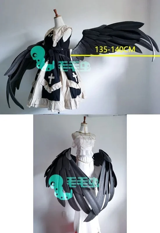 Overlord Pure White Devil Yarl Bede Wings COSPLAY Customization