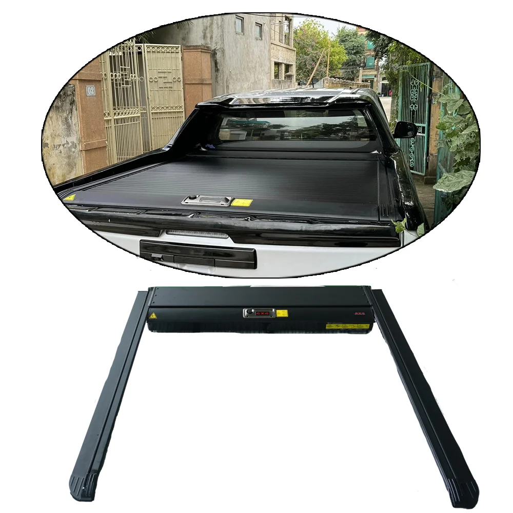 

Factory Pickup fullbox heavy-duty pickup truck load bed tonneau Retractable roll shutter cover for triton L200 2024