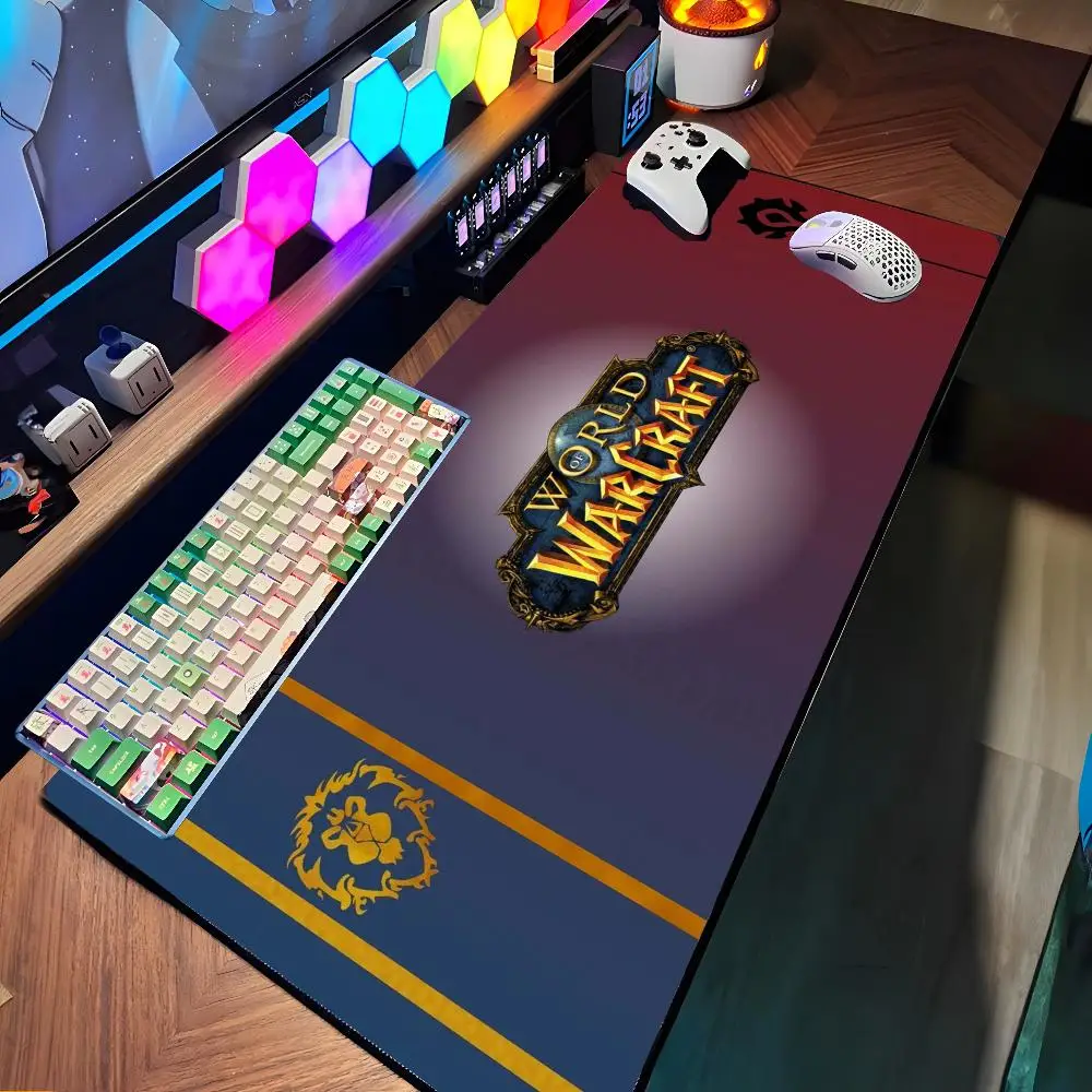 

Коврик для мыши World Of Warcraft, большой резиновый коврик для мыши для ПК, игровой коврик для ноутбука, настольный коврик XXL, нескользящий коврик для компьютерной клавиатуры и мыши