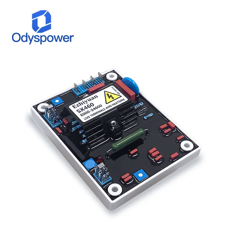SX460 AVR Red Capacitor Diesel Generator Brushless ac auto voltage regulator alternator Parts  universal avr circuit for genset