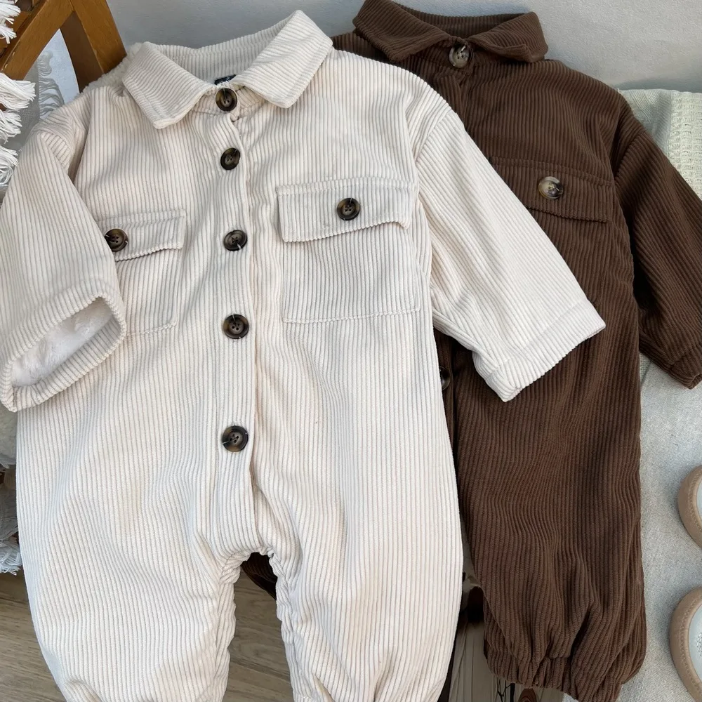 الوليد سروال قصير السروال القصير 2025 الخريف الشتاء جديد الكورية المألوف بلون الدافئة ارتداءها الرضع بنين بنات ملابس كاجوال