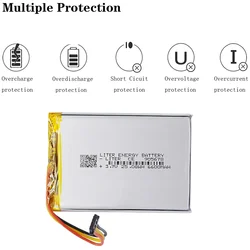 Lithium Polymer Battery 905678 3.7V 6600mAh For Open source console AYN Odin Pro Game machine battery