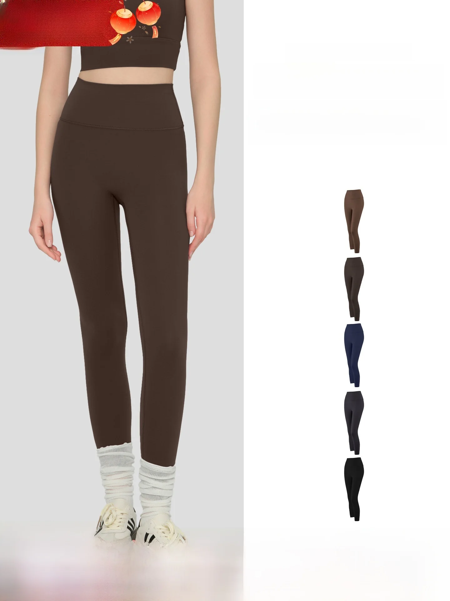 

Женские утепленные леггинсы с высокой талией для фитнеса и бега, с эффектом утяжки живота и подтяжки ягодиц, базовый слой