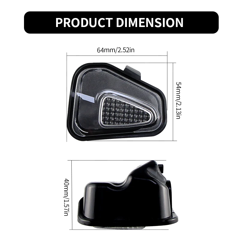 2 قطعة OEM # 3C8945292 ضوء مرآة تحت الجانب (غطاء فقط بدون لمبة) لشركة فولكس فاجن جيتا EOS CC باسات Alltrack البديل 3C B7 شيروكو #2