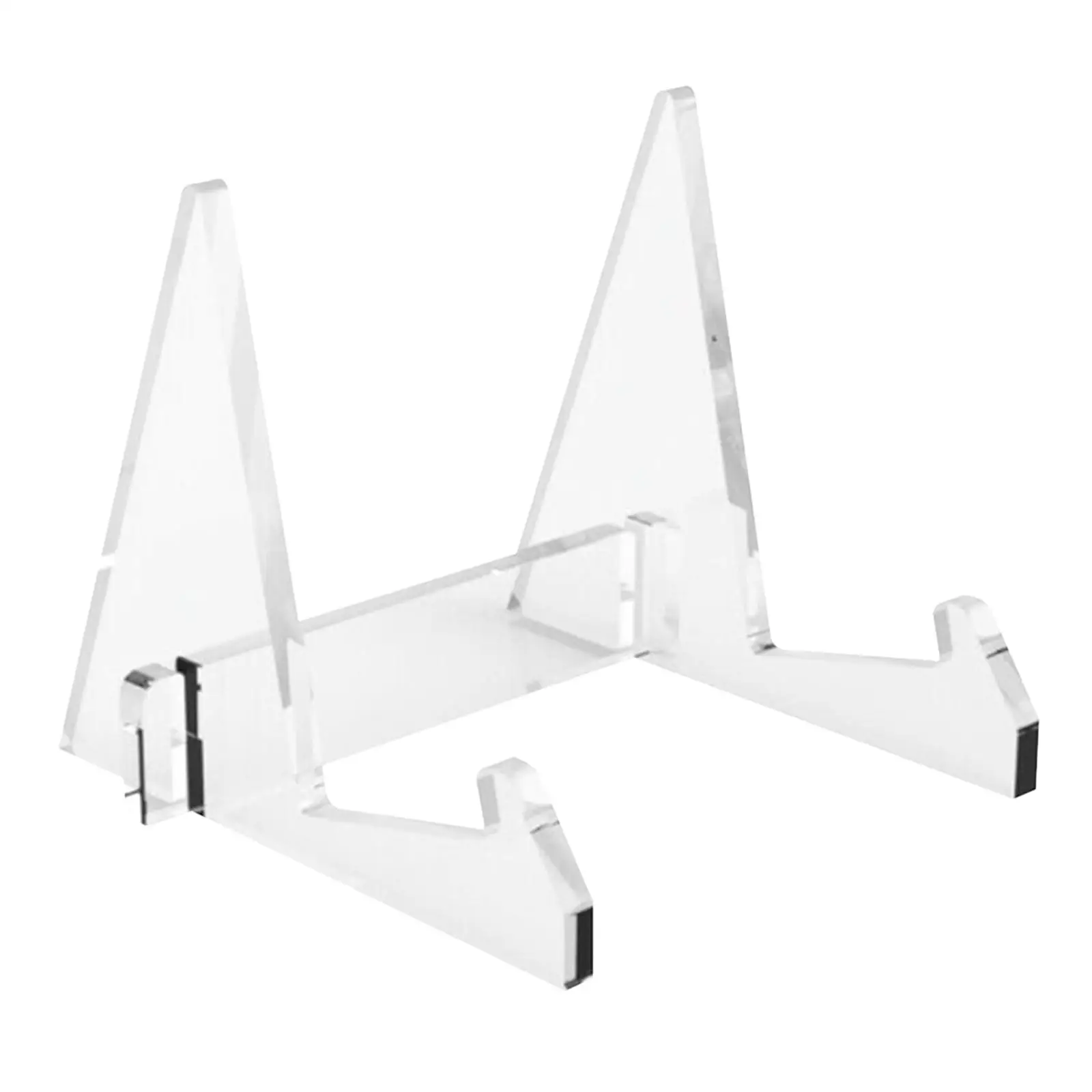 Rotating Acrylic Book Holder Display Stand for Books Photos Recipe Cards Desk Shelf Organizer Easel Bookcase Decor