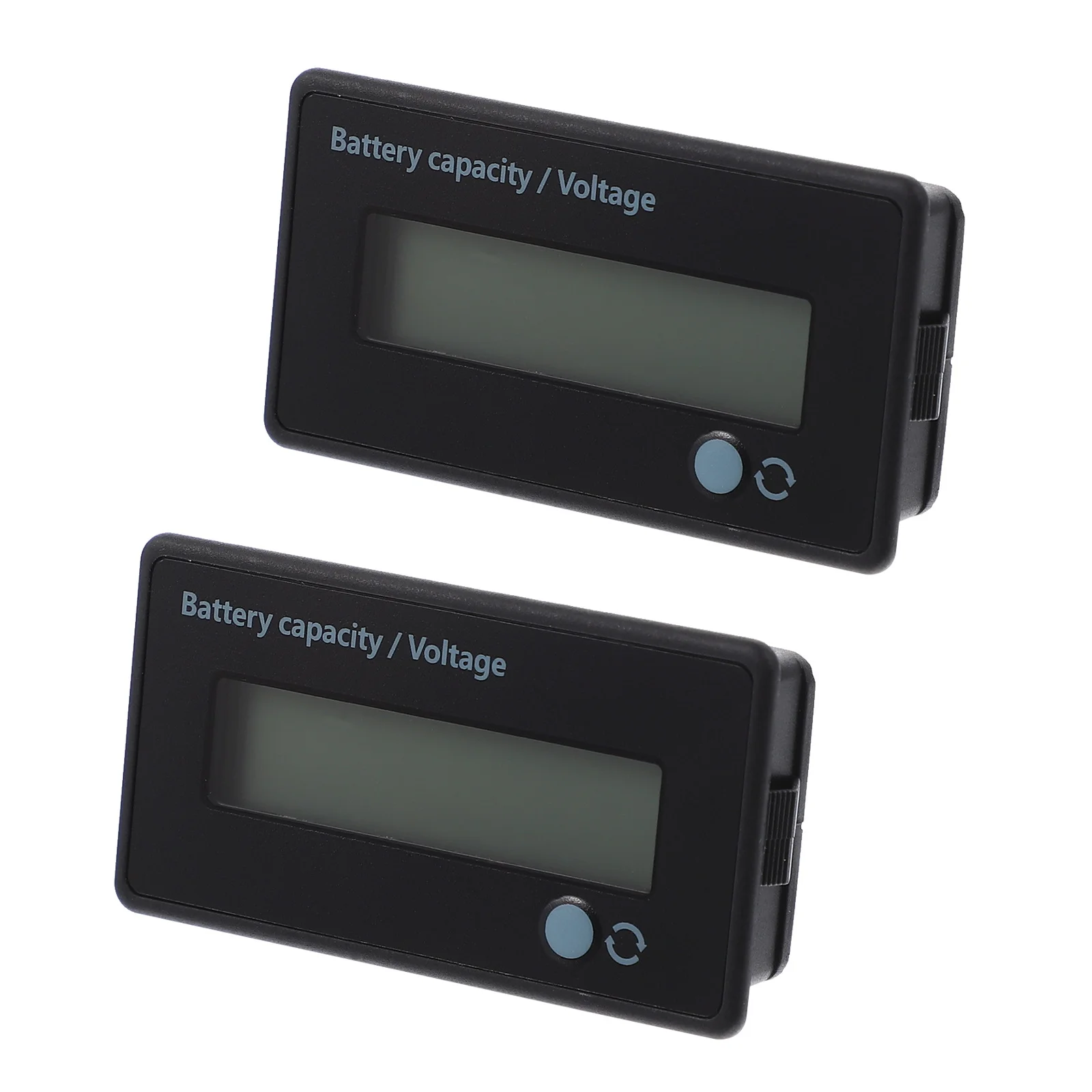 

2pcs Capacity Indicator Lcd Voltage Monitor For Lithium Tester Low Protection Tool