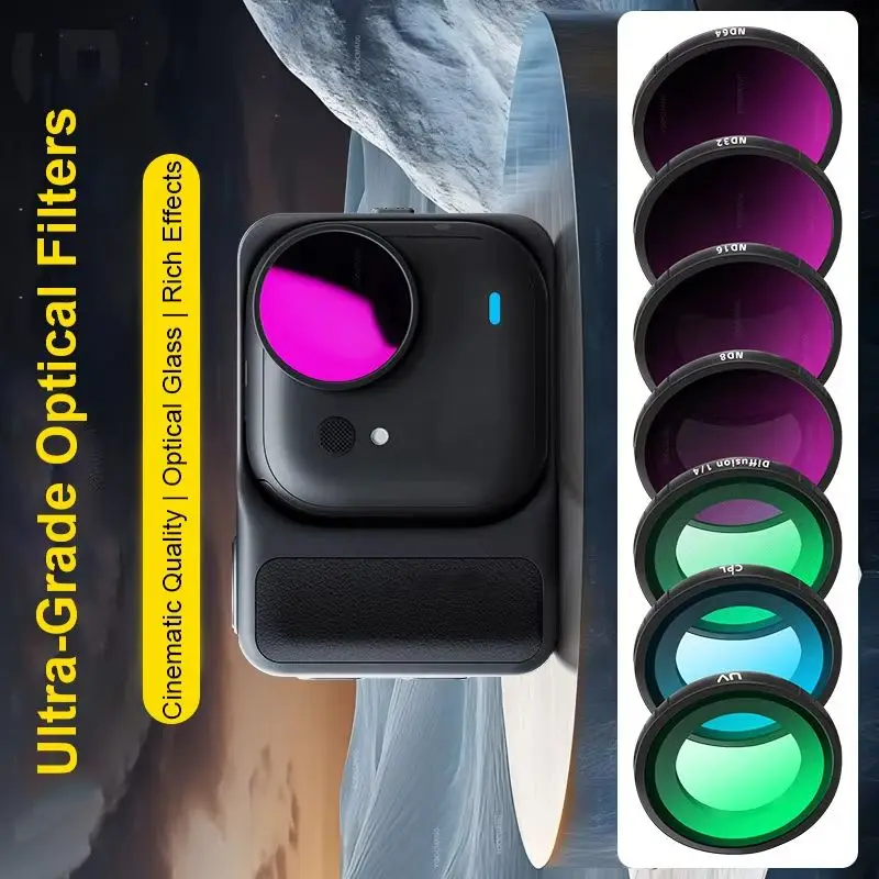

Camera Lens Filter For insta360 go ultra UV CPL Polarizing Protective ND8 ND32 ND64 Camera Filter Accessory