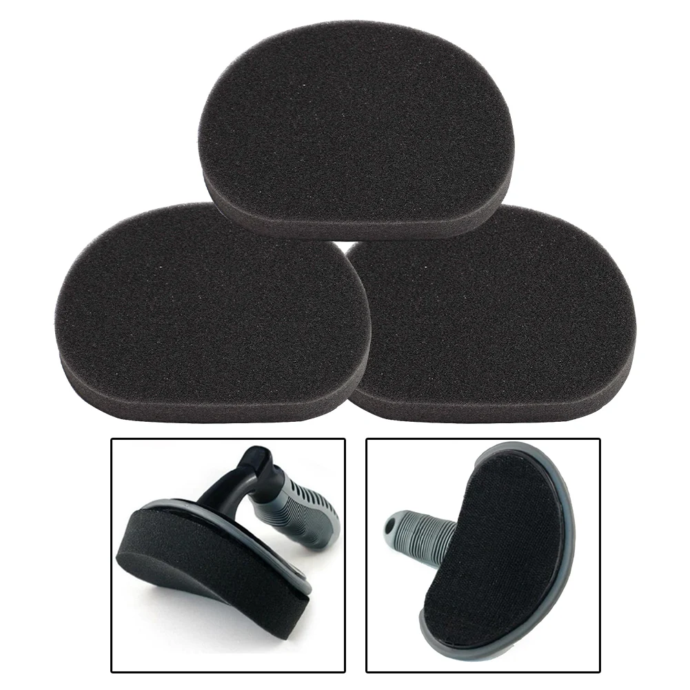 

3Pcs Car Wheel Polishing Waxing Sponge Brush Car Tire Arc Sponge Brush Multifunctional Tire Waxing Brush Replaceable