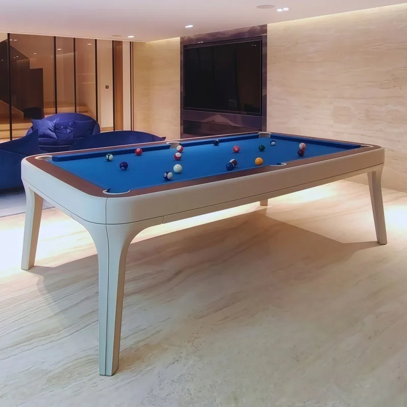 Light Luxury European Billiards Table Adult Home Villa American Black Eight