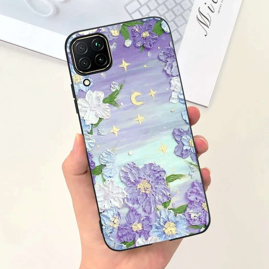 Per Cover Huawei P40 Lite custodia per telefono Cute Astronaut custodia morbida in Silicone antiurto per Huawei Nova 7i P 40 Lite paraurti