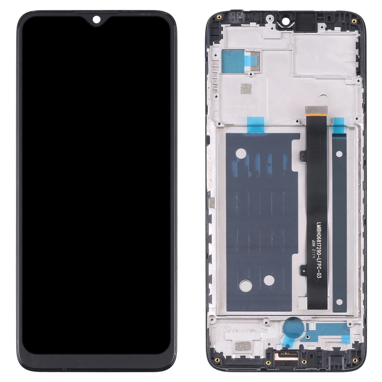 OEM LCD Screen For ZTE Blade V30 Vita Digitizer Full Assembly with Frame