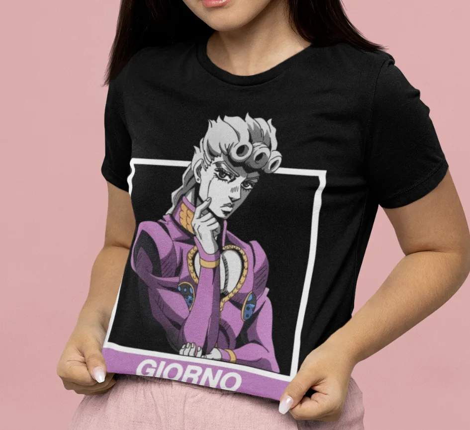 

JoJo's Bizarre Adventure Shirt, Giorno Giovanna T-Shirt, Jotaro Kujo Tshirt, Dio