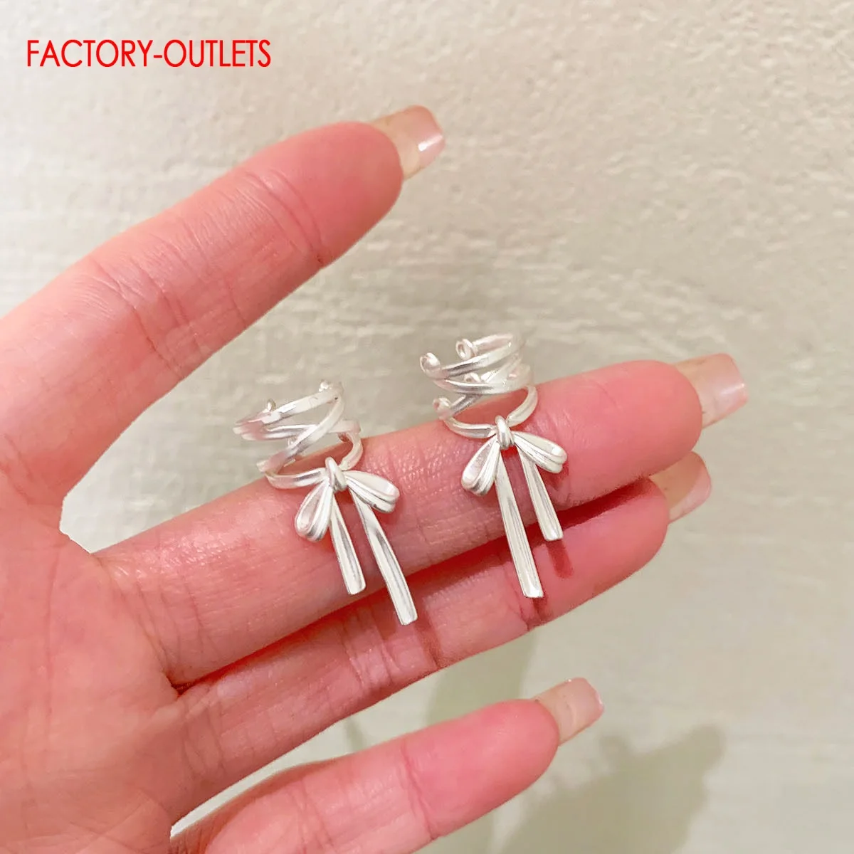 Genuine 925 Sterling Silver Ear Cuff Without Piercing Ear Clips Earrings For Women Trendy Cartilage Earrings Jewelry Gifts - view 2