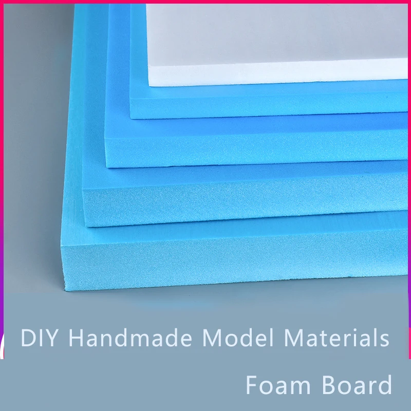 High-Density Foam Board DIY Model Platform Sand Table Landscape Building Model Material 5Pcs/Set Board Easy To Cut