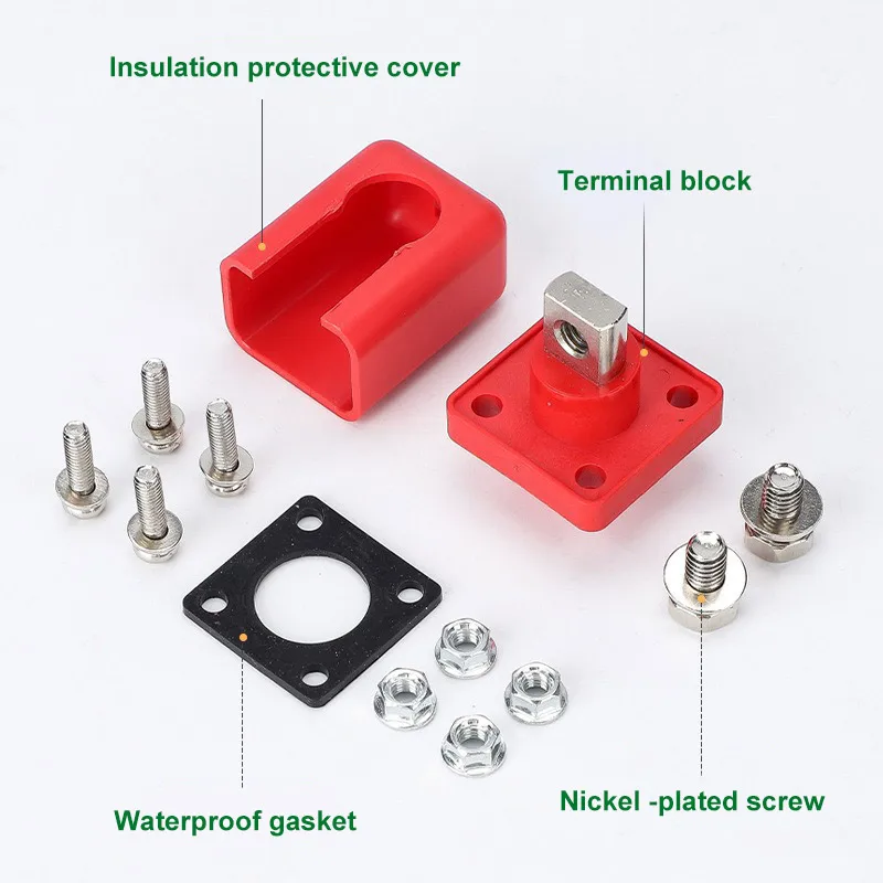 120A Energy Storage Terminal Block New Energy Lithium Battery Connector for Cabinet Square Wall Mounted Terminal Blocks