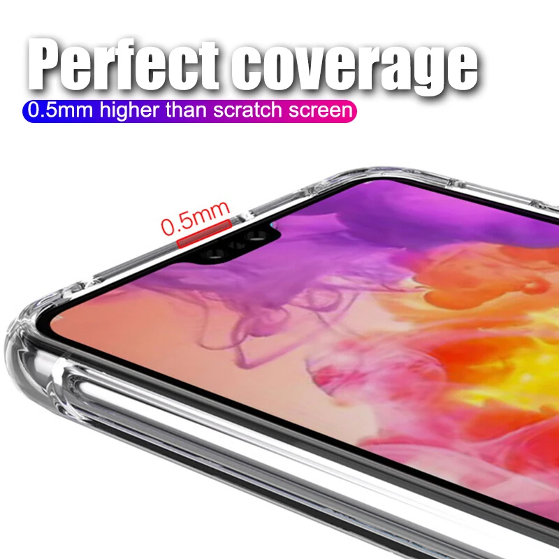 Luxury Soft Case For Huawei P20 P30 Lite Pro Protective Transparent Case Mate 20 30 Lite Honor 20 Lite pro Silicone Back Cover