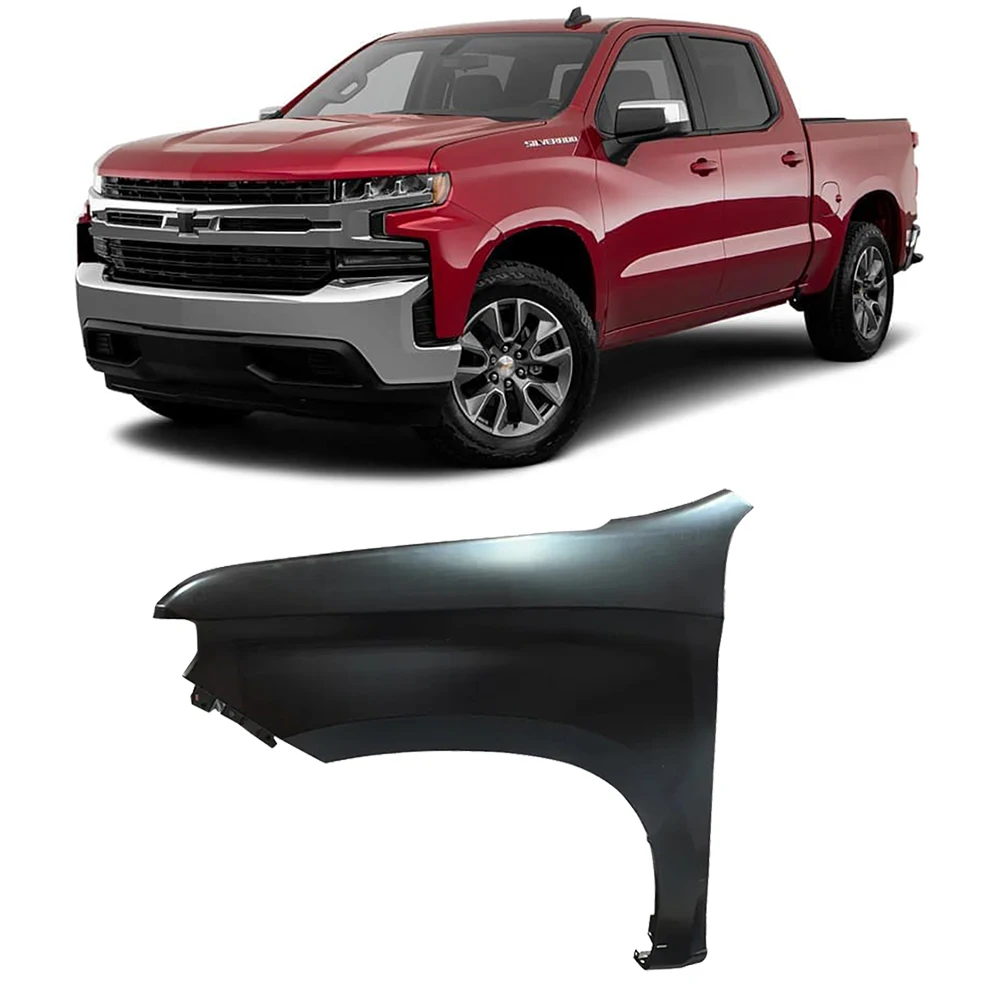 Replacement car body kit front quarter panel side fender for chevrolet silverado 1500 2019 OEM 84502610