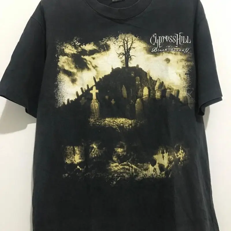 Remake 1990 s Cypress Hill Black Sunday American HipHop T Shirt NH17733