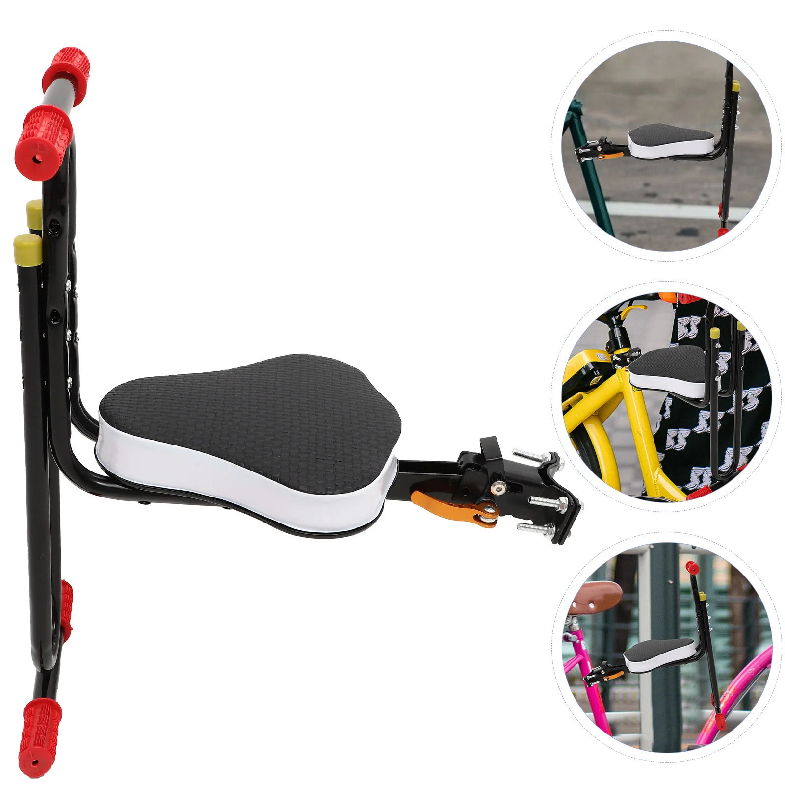 

Child Seat Saddle with Backrest Cushion for Electric Bike Car Children Bicycles