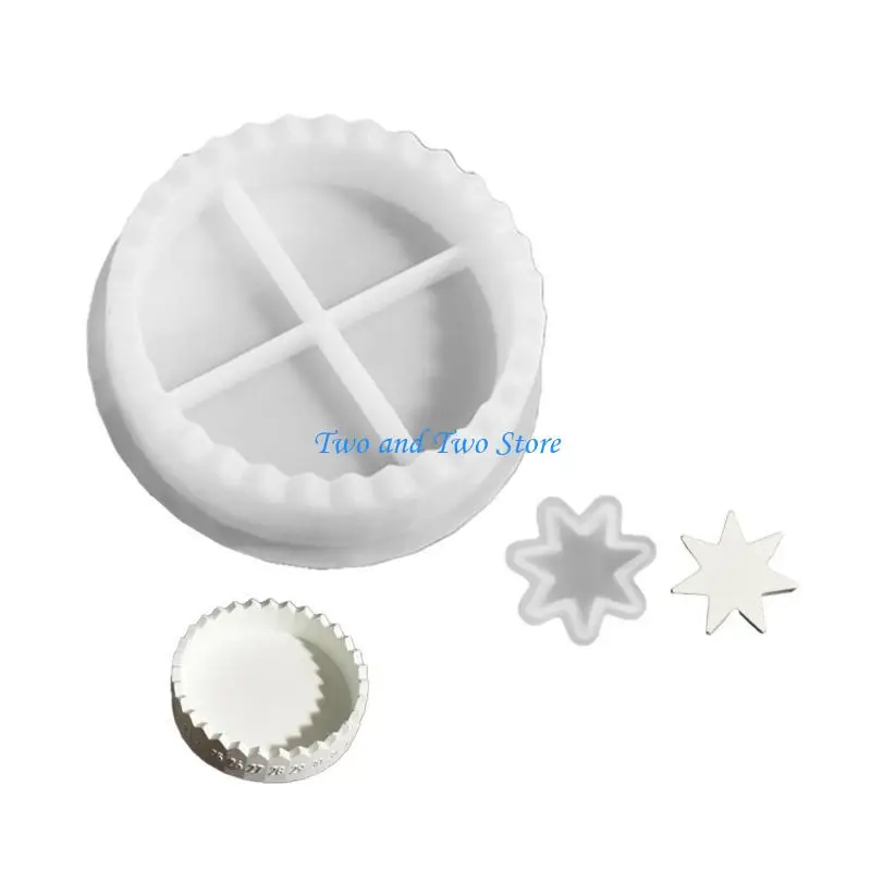 

HX6F Soft Silicone Molds Easy Releasing Moulds Creative Star Bases Molds