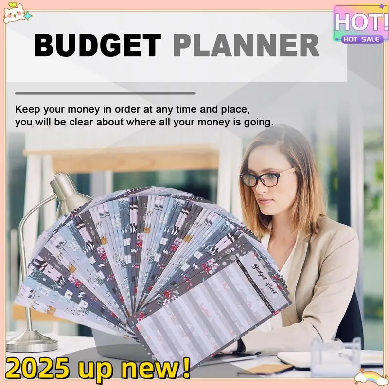 L47anew!-Budget Binder Sheets -60Pcs Expense Budget Organizer For Budgeting And Finances Management, Ledger Book, Bill Organizer