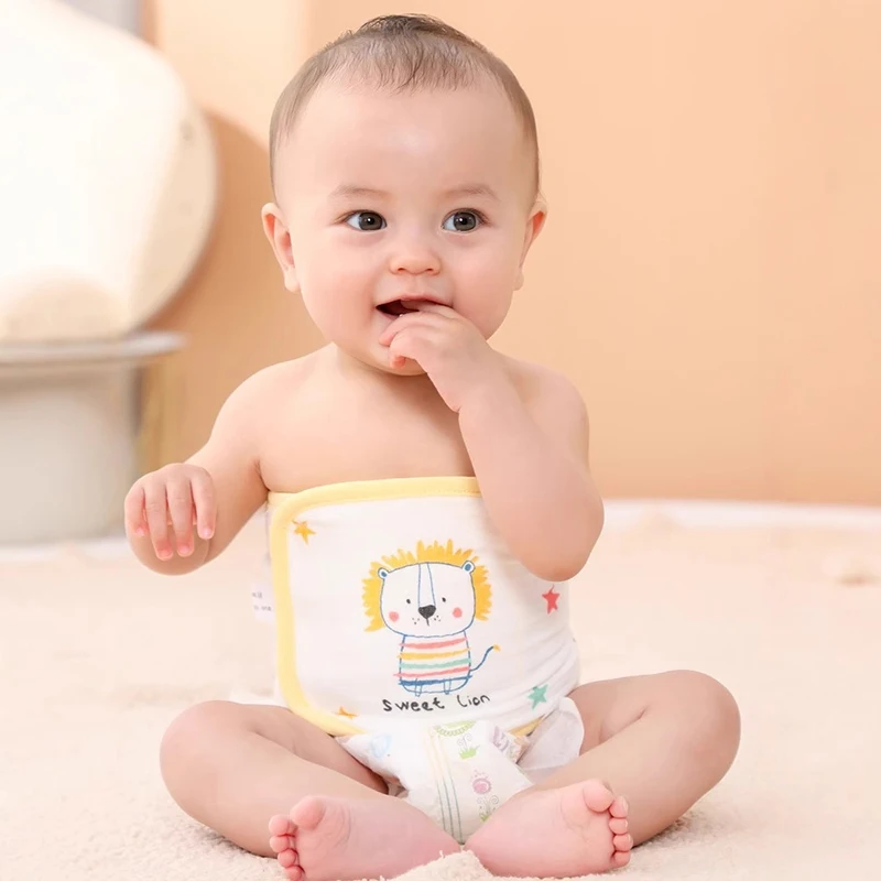 

Baby belly circumference made of pure cotton, Class A belly button protector, suitable for all seasons