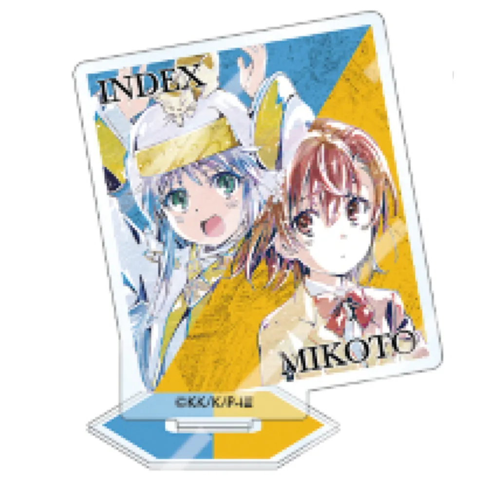 Game Kamijou Touma Hamazura Shiage Mikoto Misaka Acrylic Stands Doll Anime Figure Model Cosplay Toy For Gift