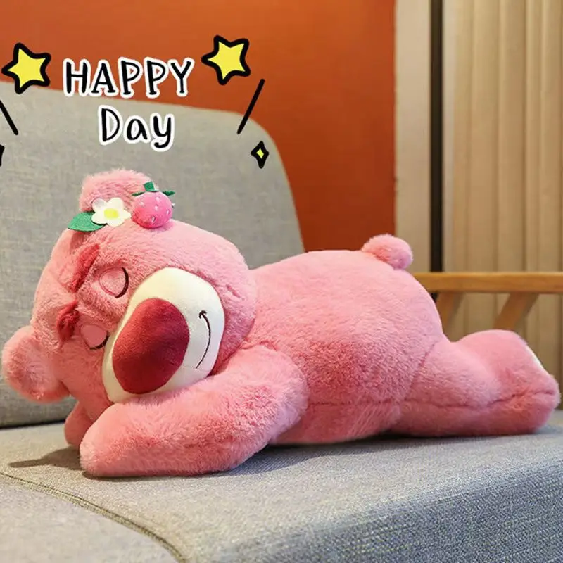 2025 Disney Toy Story Lotso lindo oso fresa sofá almohada de felpa juguetes de peluche niños niñas amigos festivales regalo de cumpleaños