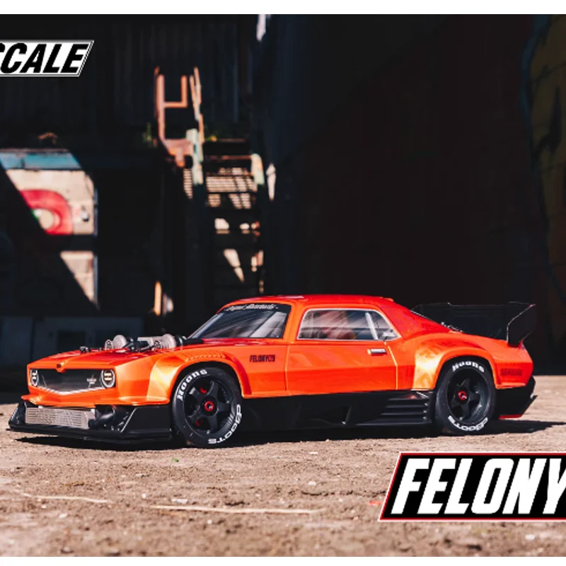 Remote controlled electric ARRMA Firebird 1:7 V2 supercar FELONY high-speed retro muscle car RC full-size simulation model car