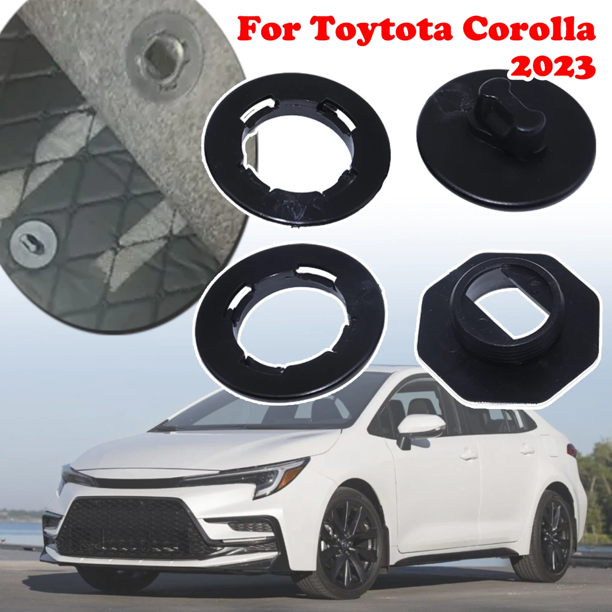 

Car Floor Mat Clips For Toytota Corolla 2023 Anti-Skid Fastener Clamps Carpet Fixing Buckles Auto Interior Tools 3D0864199AB41