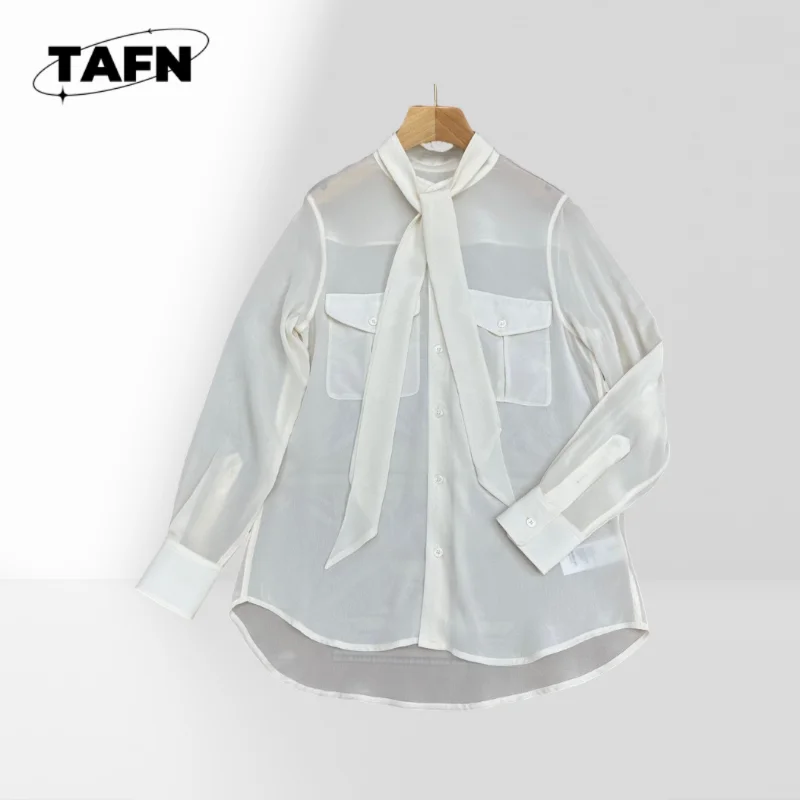 

Women’s Satin Shirt Long Sleeve Turn Down Collar Blouse Ladies Classic White Shirt Button Down Office BlouseAH0184