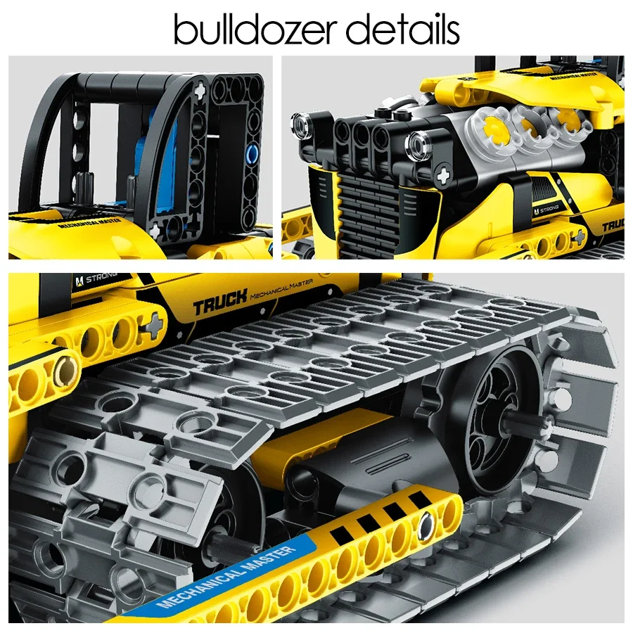 516PCS 3 IN 1 App RC Escavatore Tecnico Building Blocks Ingegneria di Costruzione Città Veicolo Auto Mattoni Giocattoli Adulti Ragazzi Regali