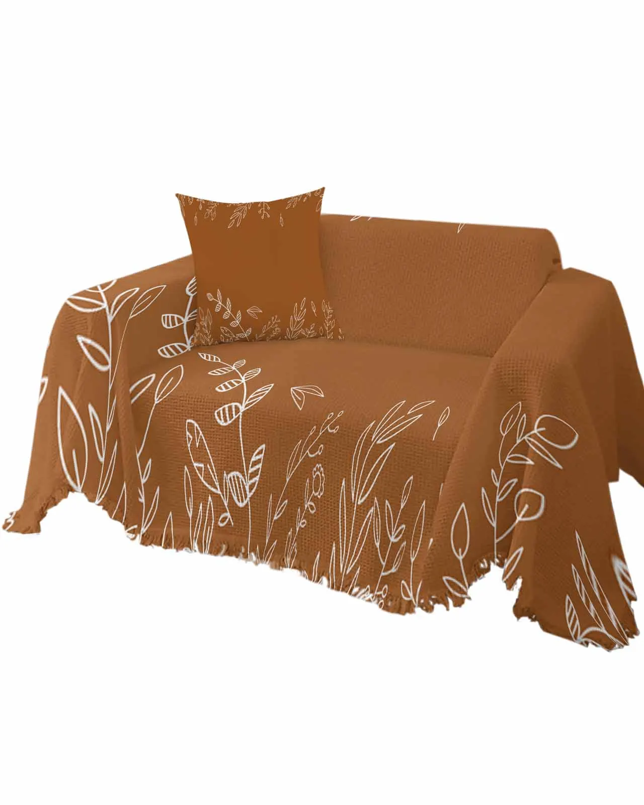 Pattern Autumn HarvestFour Seasons Universal Folding Sofa Cover Dustproof Sofa Cover Sofa Cushion Cover Blanket Customizable