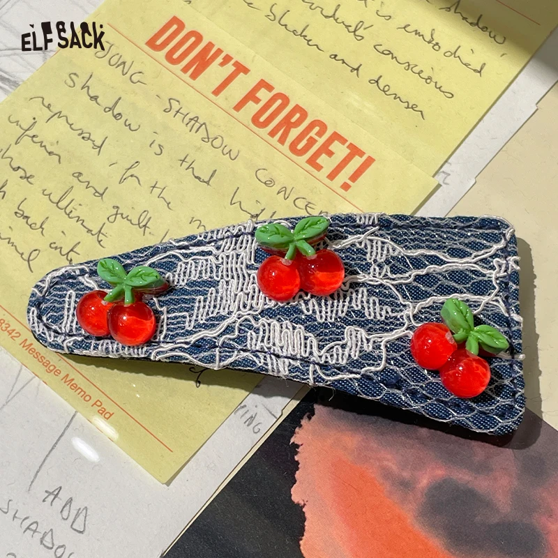 

ELFSACK 2025, новые зимние поступления, милые заколки для волос в форме плюшевого мишки для женщин