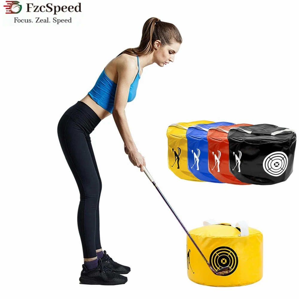 Golf Hitting Bag Portable PVC Batting Practice Impact Bags Swing Training Aids Kit For Golf Posture Strength Exercise Supplies