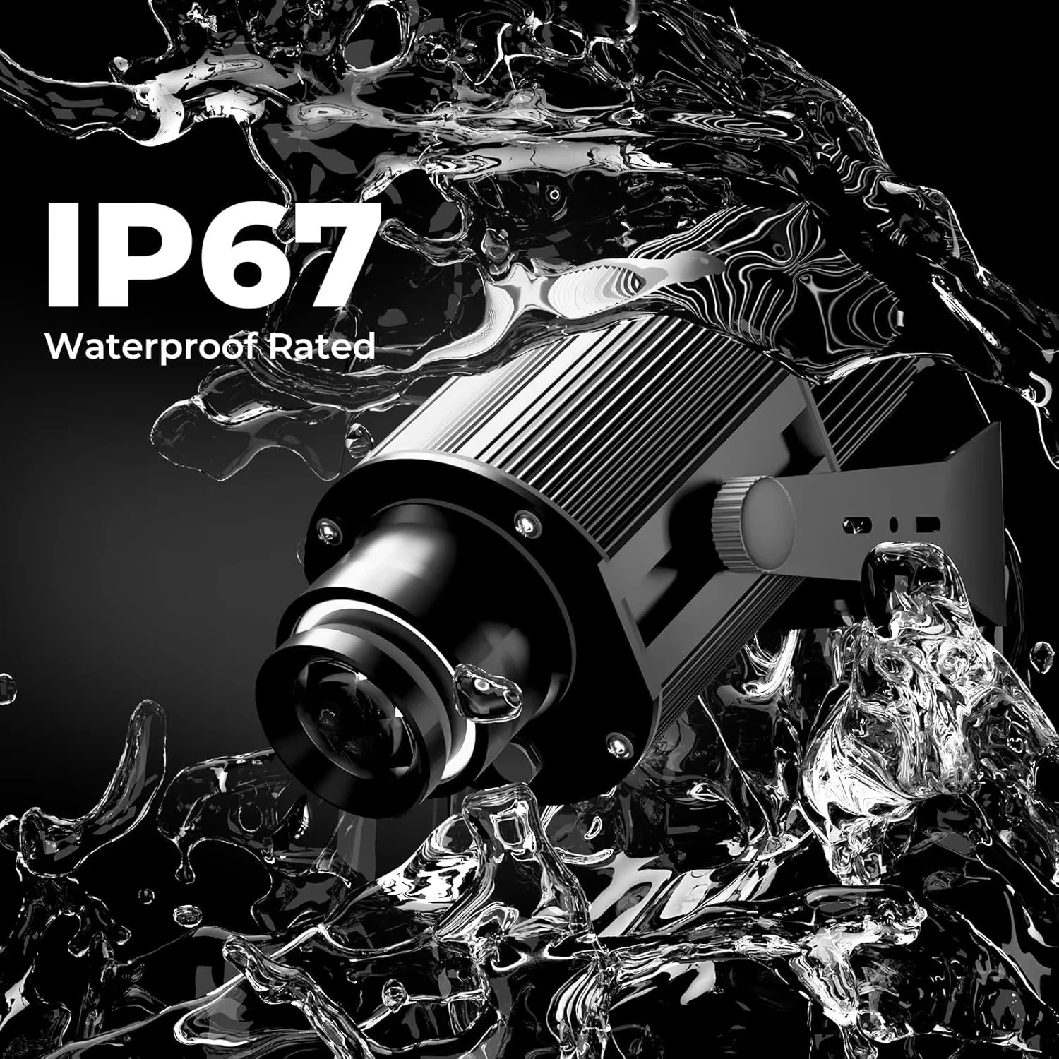 

High Brightness 110W Custom Gobo Projector IP67 Waterproof LED Logo Light Outdoor Commercial Advertising Spotlight
