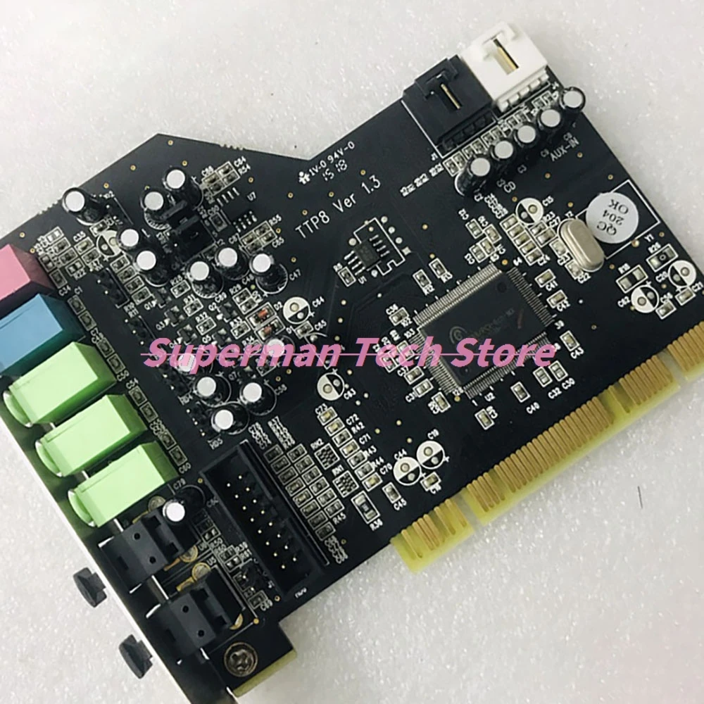 5.1 PCI Sound Card Optical Output Input TTP8 VER1.3