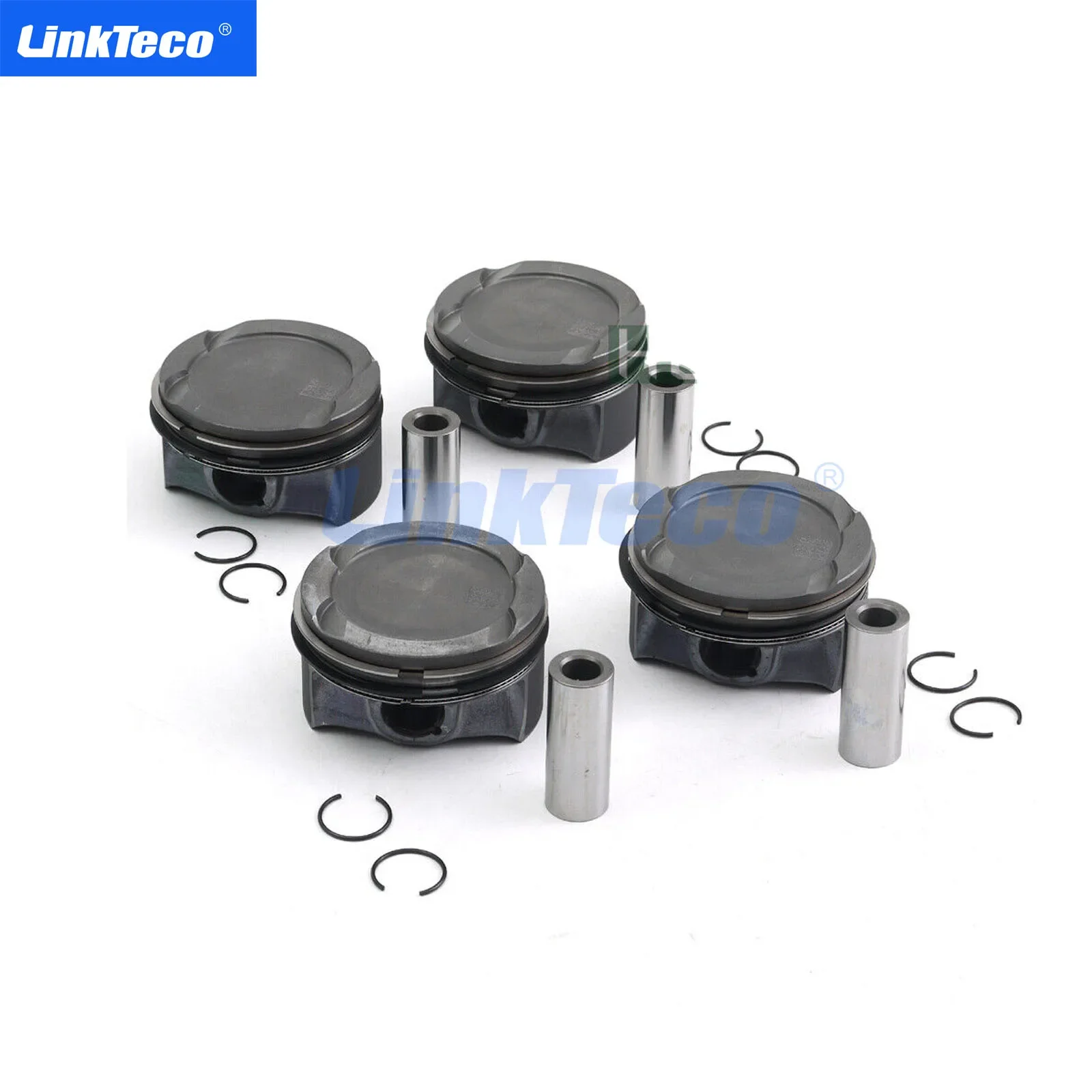 4pcs Car Engine Pistons & Rings Set STD Φ82mm for 2014-2020 Volvo S60 S90 V40 V60 V90 XC40 XC60 XC90 2.0 L L4 GAS DOHC B4204T23