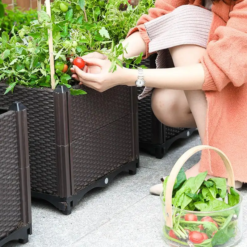 Ogrodowy powiększająca torba ogrodowy Jardin Jardinage Ogrod podniesiony podłoże dla roślin kwiat ogrodowy kwiaty sadzarka pudełko do sadzenia z