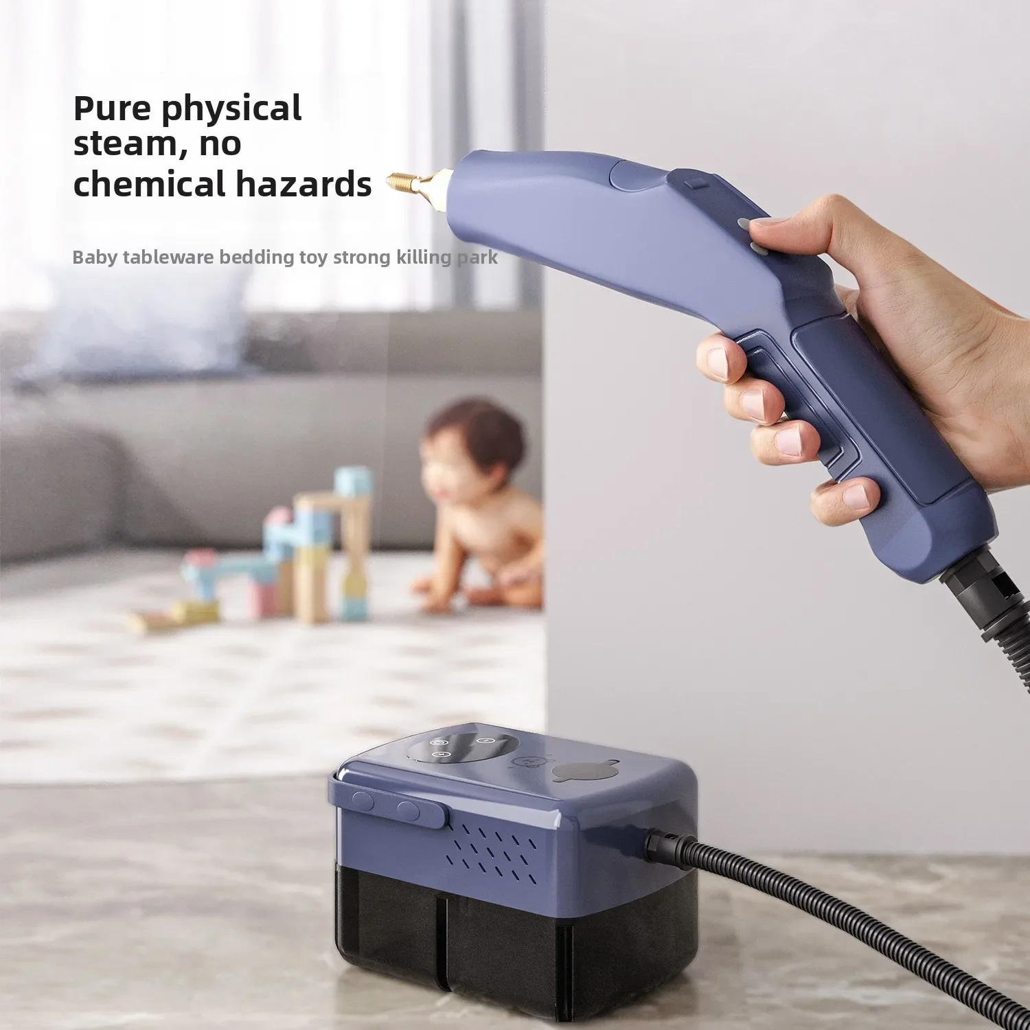 Steam cleaner household whole house high temperature and high pressure cleaning fabric air conditioner fume steam machine