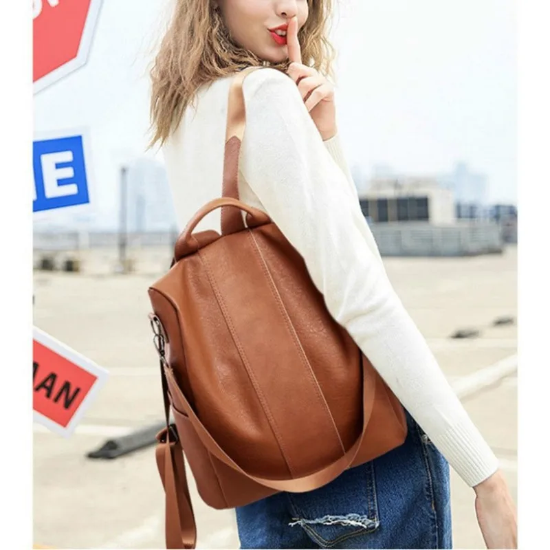 Sac à dos antivol pour femme, sac à dos Oxford étanche pour femme, sac de voyage tendance pour femme, grande capacité