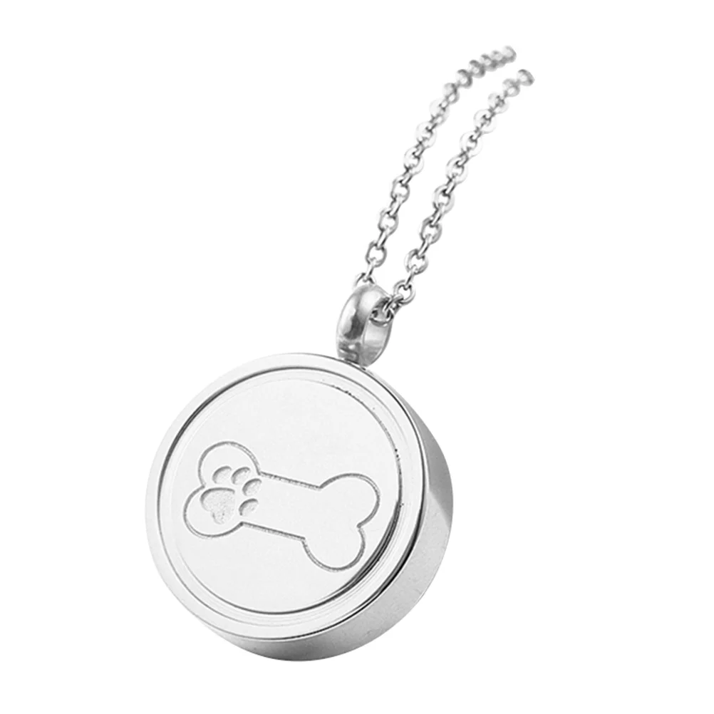 

Memorial Necklace Cremains Jewelry Remembrance Dog Ashes Keepsake Pendant for Cremation