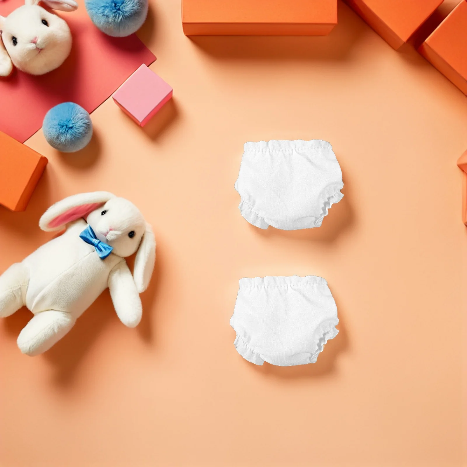 

20pcs Diapers Baby Stuff 10 Inch Baby Soft Washable Pretend Play Outfit Accessories Miniature Clothing Set