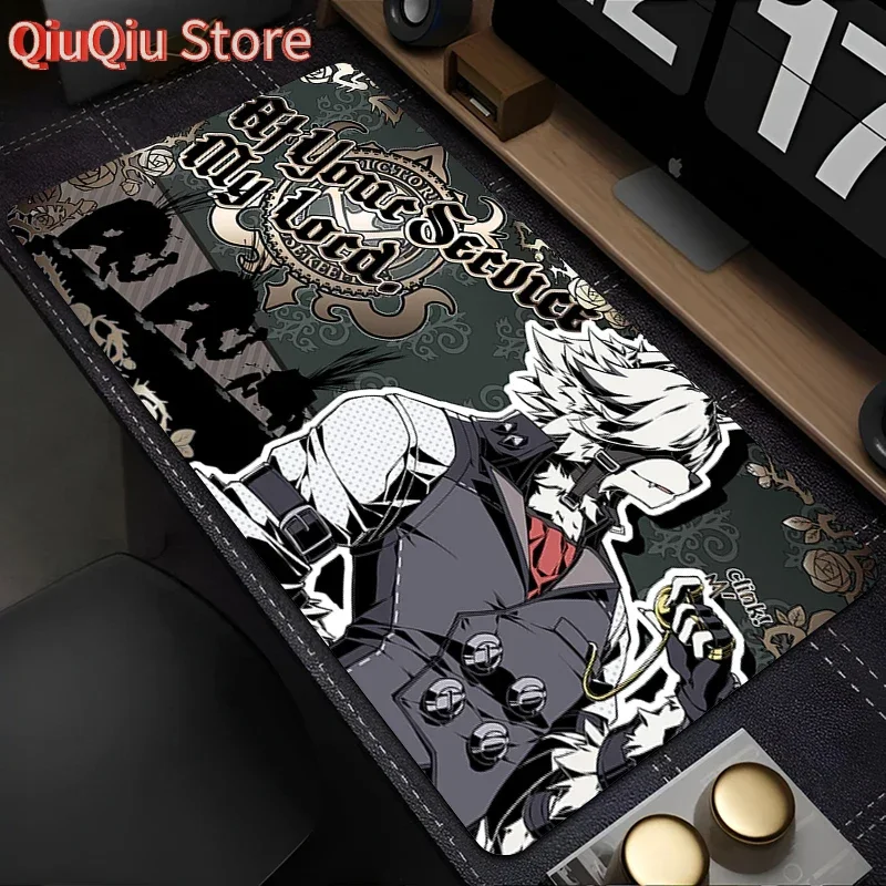 

Zenless Zone Zero Von Lycaon Mouse Pad Laptop Black And White Keyboard Rug XXL Wolf Cool Anime Mousepad PC Gaming Dog Desk Mat