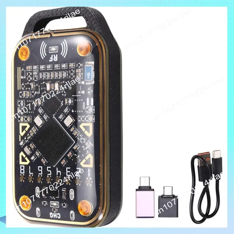 A17Z Upgrade Chameleon Ultra Smart Card Emulator+2XT5577 Keychain RFID Smart Chip Reader 125K 13.56M Card NFC Duplicator