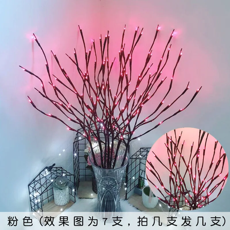 

Свет ветки, 20 светодиодов, искусственная сказочная ветка, лампа, наполнитель вазы для рождественской свадьбы, домашней вечеринки, романтические украшения для дома и улицы