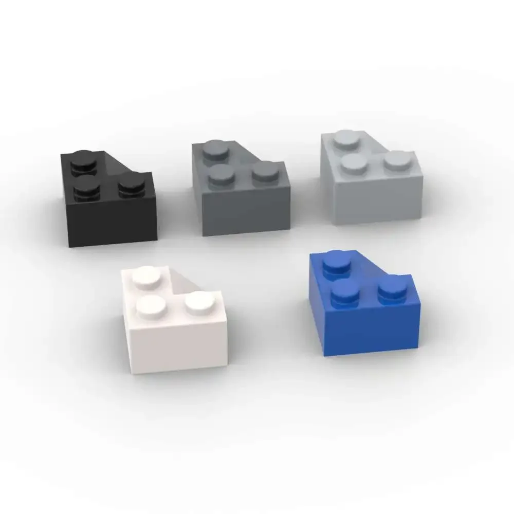 MOC 10PCS 3046 2x2 Slope 45 Building Blocks Kit Concave Angle Brick Particle Educational Assemble Toys Children Birthday Gifts