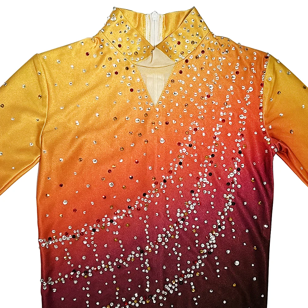 ZAGITOVA-Robe de Patinage Artistique pour Homme et Garçon, Vêtements de Patinage sur Glace, Combinaison Acrobatique avec Diamants, Dégradé localité