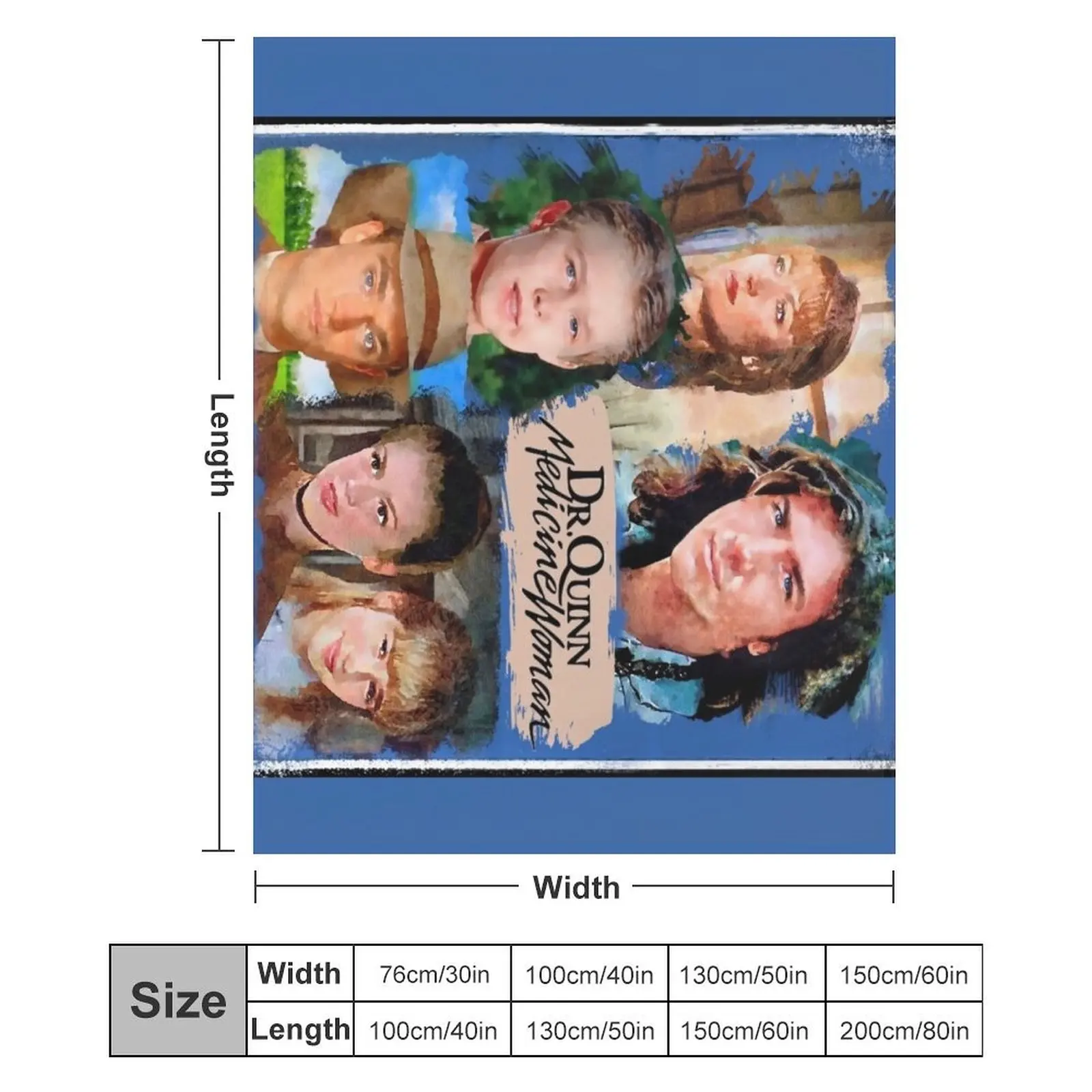 Dr Quinn Medicine Woman Family Throw Blanket anime cosplay anime Plush Blankets