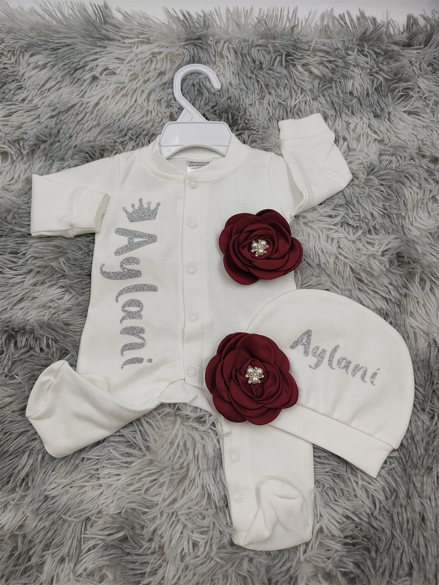 

Бордовый красный цветок из Ближнего Востока, индивидуальное имя, праздник, эксклюзивная настройка, супер атмосфера, мечтательный сверкающий набор